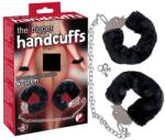 You2Toys Catuse Metalice cu plus gros Negru cu 2 chei si lant