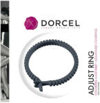 Dorcel Inel reglabil din silicon cu striatii pentru penis Dorcel gri Inel pentru penis