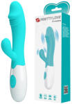 LyBaile Vibrator punct G si clitoris Pretty Love Snappy verde aqua 19 cm Vibrator