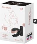 Satisfyer Vibrator smart Luxury pentru cupluri Satisfyer Double Love negru Vibrator