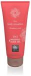 HOT Gel de masaj si lubrifiant 2 in 1 Shiatsu capsuni 200 ml