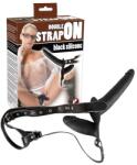 You2Toys Strapon double Black Silicone 15cm