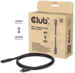 Club 3D - CAC-2502 USB-C 40Gbps Extension Cable 1m/3.28ft 240W 8K60Hz M/F - CAC-2502 (CAC-2502)