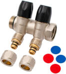 ERMETIQ Distribuitor modular 3/4" x 16 x 2 cai, Ermetiq EVP-DA1634/2DP (EVP-DA1634/2DP)