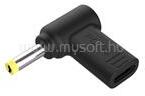 Conceptronic átalakító - ABBY15PC06 (USB-C to Lenovo/Asus/Acer/Toshiba, 18-20V, PD: 100W, fekete) (ABBY15PC06) (ABBY15PC06)
