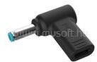 Conceptronic átalakító - ABBY15PC01 (USB-C to HP 4.5x3mm 18-20V, PD: 100W, fekete) (ABBY15PC01) (ABBY15PC01)