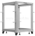 Lanberg Open rack 19inch 15U 600X600-1100 adjustable grey (OR01-6115-S) (OR01-6115-S)