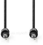 Nedis CAGL23000BK20 6, 35 mm sztereo jack dugó (apa) kábel, 2m (CAGL23000BK20) (CAGL23000BK20)