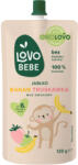 Lovo Bebe gyümölcspüré 6 hónapos kortól alma-eper-banán 120 g - vitalora