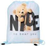 Starpak Macis zsinóros hátizsák, tornazsák - Nice to bear you (576211) (576211)