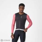 Castelli CORRETTO LS mez, fekete/Giro rózsaszín/ezüst hold (XL)