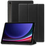 Tech-Protect Sc Pen Samsung Galaxy Tab S10 Lite / S10 FE / S9 FE / S9 oldalra nyíló, kitámasztható mappa tok ceruza tartóval, fekete