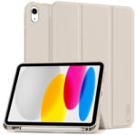 Tech-Protect Sc Pen Apple iPad 11 2025 / iPad 10.9 2022 oldalra nyíló, kitámasztható mappa tok ceruza tartóval, bézs - coolmobile