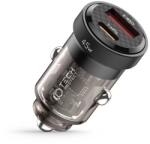 Tech-Protect CC45W 2 portos autós töltő adapter PD45W/QC3.0 Black