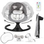 Kidwell Kidwell, Luxi, Scaun electric pentru bebelusi, 2in1, dark melange/black Sezlong balansoar bebelusi