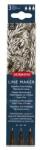 Derwent Liner, set, 0, 1/ 0, 3/ 0, 5 mm, DERWENT "Marker liniar", negru, 3 buc