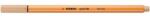 STABILO Liner, 0, 4 mm, STABILO "Point 88", culoare carne