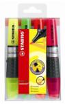 STABILO Evidențiator, set, 2-5 mm, STABILO "Luminator", 4 culori diferite, 4 buc