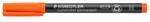 STAEDTLER Marker permanent, OHP, 1 mm, STAEDTLER "Lumocolor® 317 M", portocaliu