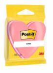 3M Blocnotes autoadeziv, în formă de inimă, 225 de coli, 3M POSTIT, 225 de coli