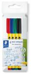 STAEDTLER Set de linii, 0, 6 mm, STAEDTLER "Noris® 307", 4 culori diferite, 4 buc