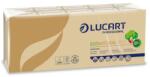 Lucart Șervețele de hârtie, 4 straturi, 10x9 buc, LUCART "EcoNatural", maro, 90 buc
