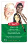 Derwent Creioane acuarelă, set, DERWENT "Academy", 12 culori diferite, 12 buc