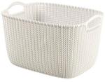 CURVER Coș tricotat, mărimea L, CURVER "Knit", alb