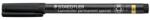 STAEDTLER Marker permanent, 0, 6 mm, STAEDTLER "Lumocolor Special", negru