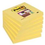 3M POSTIT Blocnotes autoadeziv, 76x76 mm, 90 de coli, 3M POSTIT "Super Sticky", galben, 90 de coli
