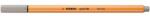 STABILO Liner, 0, 4 mm, STABILO "Point 88", gri cald