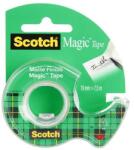 3M Bandă adezivă, cu dozator, 19 mm x 7, 5 m, 3M SCOTCH "Magic Tape 810", 7m