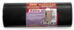 TUTI Saci de gunoi, 160 l, 10 buc, 80x120 cm, 30 , TUTI "Extra", negri, 10 buc