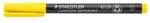 STAEDTLER Marker permanent, OHP, 0, 4 mm, STAEDTLER "Lumocolor® 313 S", galben