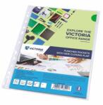 Victoria Copertă Euro, cu clapă laterală, A4, 150 microni, transparentă, VICTORIA OFFICE, 10 buc