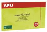 Apli Tampon autoadeziv, 125x75 mm, 100 coli, APLI, verde, 100 coli