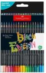 Faber-Castell Creioane colorate, set, triunghiulare, FABER-CASTELL "Black Edition", 36 de culori diferite, 36 buc
