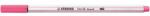 STABILO Marker de fibre, STABILO "Pen 68 brush", roz