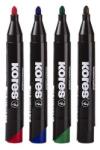 Kores Marker permanent, set, 3-5 mm, vârf conic, KORES "K-Marker XP1", 4 culori diferite, 4 buc