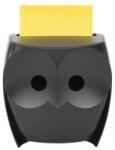 3M POSTIT Dispenser pentru bilețele autoadezive, „Z, 3M POSTIT „Bufniță, negru, 3 buc