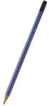 Faber-Castell Creion grafic, B, triunghiular, cu radieră, FABER-CASTELL "Grip 2001", albastru - tonerdepot - 5,97 RON
