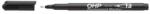 ICO Marker permanent, OHP, 0, 5 mm, F, ICO, negru