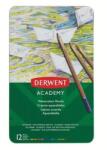 Derwent Creioane acuarelă, set, în cutie de tablă, DERWENT "Academy", 12 culori diferite, 12 buc