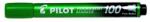 Pilot Marker permanent, 1 mm, conic, PILOT "Marker permanent 100", verde
