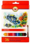 KOH-I-NOOR Creioane acuarela KOH-I-NOOR, set 36 buc