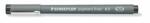 STAEDTLER Liner, 0, 3 mm, STAEDTLER „Pigment Liner, negru