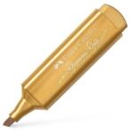 Faber-Castell Evidențiator Faber-Castell 1546 Metallic - auriu