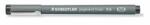 STAEDTLER Liner, 0, 6 mm, STAEDTLER „Pigment Liner, negru