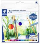 STAEDTLER Creioane acuarelă, set, hexagonale, STAEDTLER® "146 10C", 24 de culori diferite, 24 buc