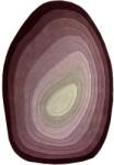 Flair Rugs Puddle Ombre ovális szőnyeg, 160x230 cm, 100% gyapjú, kézzel szőtt, szálmagasság 11 mm, Lila